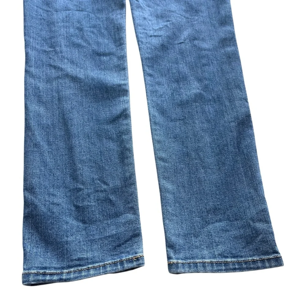 Flying Monkey Women’s 27 Light Wash Denim Front Seam Low Rise Ankle Skinny Jeans